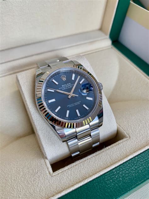 rolex datejust 41 blau listenpreis|2021 rolex datejust 41 mm.